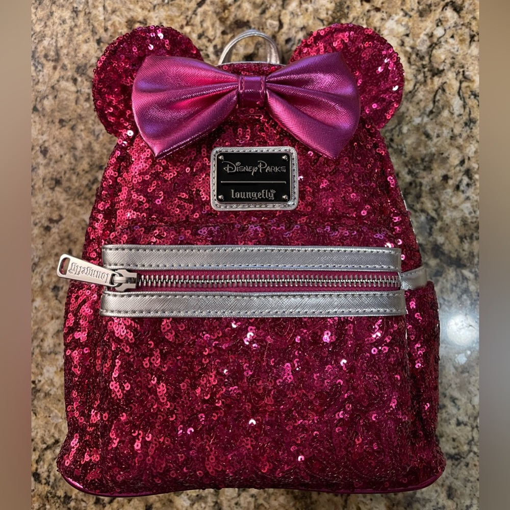 Hot Pink Disney Collection Mickey Mouse Mini Backpack